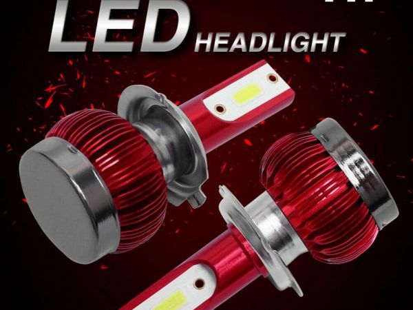2pcs H7 LED Headlight Replace Xenon Hi/Low Bulbs Beam 6000K