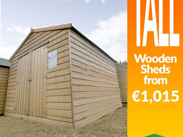 Tall Wooden Garden Shed