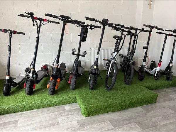 E scooters new and used