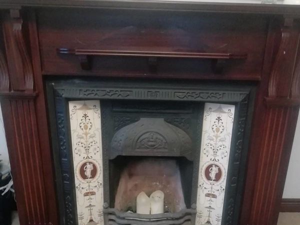 Mahogany Fireplace
