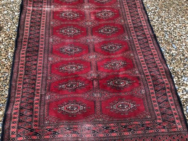 Antique Afghan rug