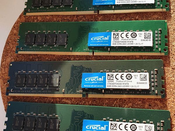 32 GB memory Kit - Crucial DDR4