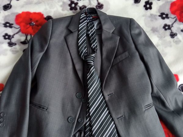 gray communion suit it is for 9 years