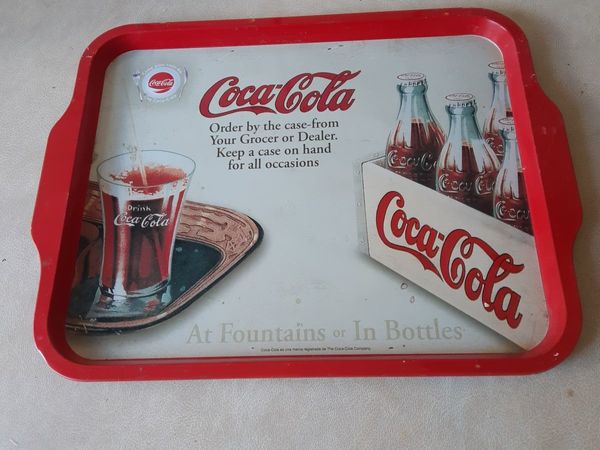 Coca cola serving trays