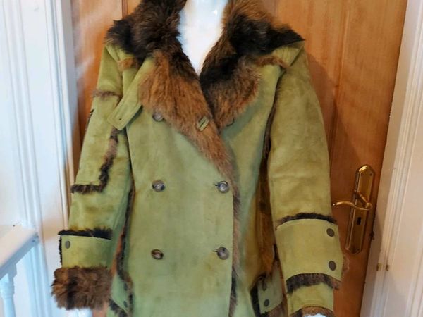 Faux Suede  and Fur fashion jacket.