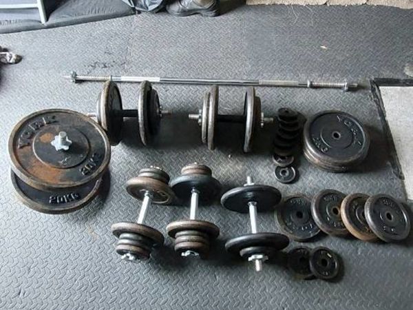 York steel weights and bench