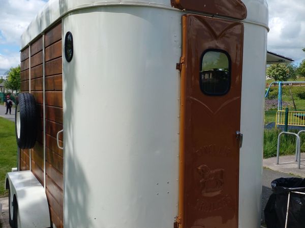 Horse box coffee trailer