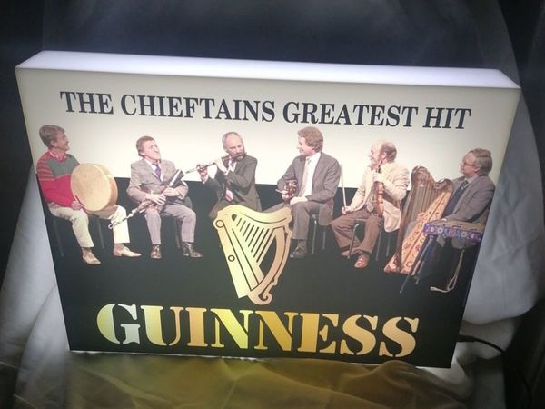 The Chieftains Musician's Light Up Guinness Box