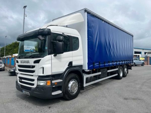 2013 scania p280 6x2 26 ton curtainsider with lift