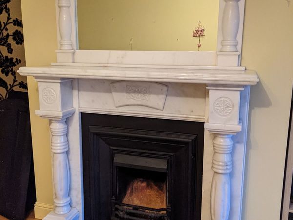 Marble fireplace (taken out)