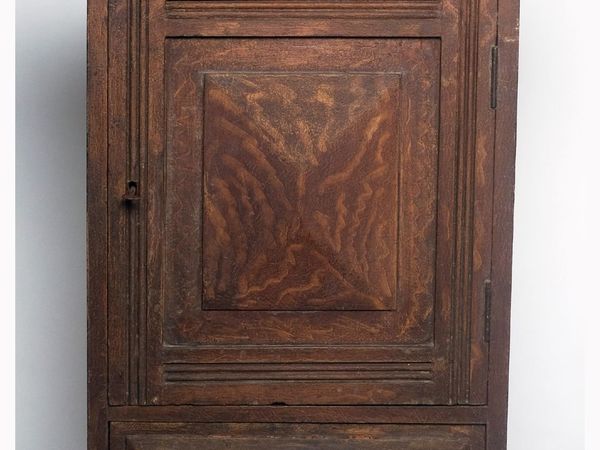 Antique 19th Century Small Apothecary Wall Cabinet