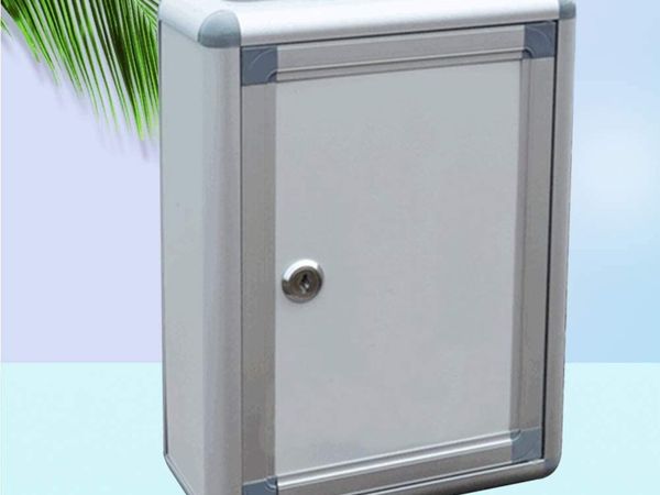 Small Comment Collection Suggestion Box With Lock Wall Hanging Aluminium Alloy Box