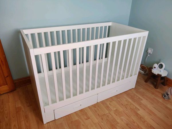 IKEA cot bed with storage