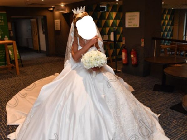 Wedding dress and mini bride's dress