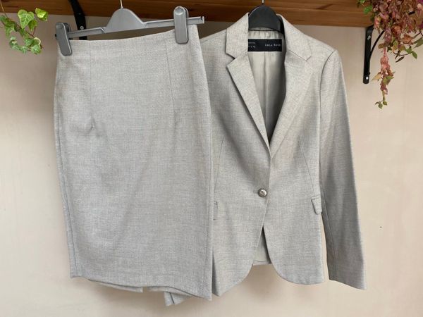 Zara classic grey suit