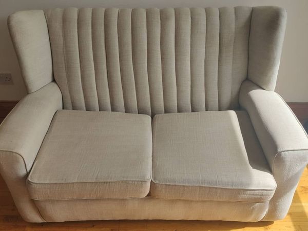 Two seater fabric sofa (used)
