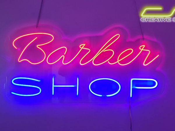 Neon sign - Barber Shop.