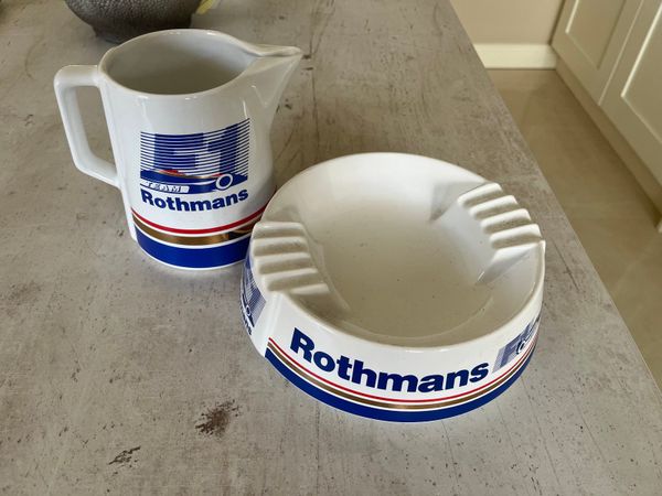 Rothmans Formula 1 ashtray and jug