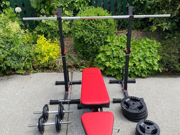 Gym Equipment For Sale 80kg Weights with Bench
