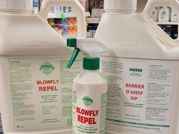 Barrier Blowfly Repel for Sheep - 500ml & 5ltr