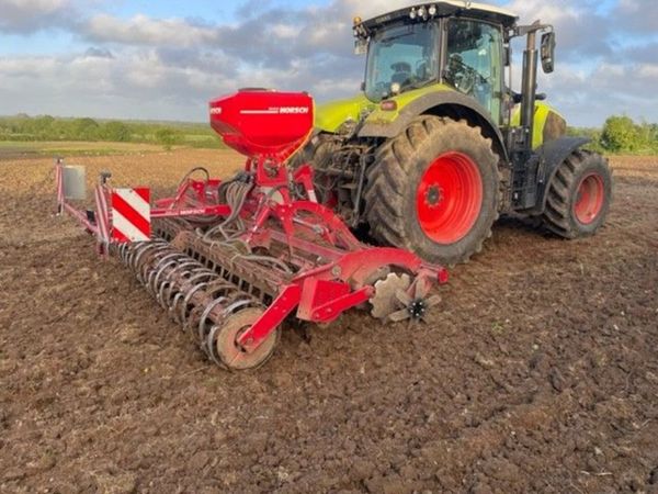 Stubble Discing / Catch Crop Sowing in Co. Wexford