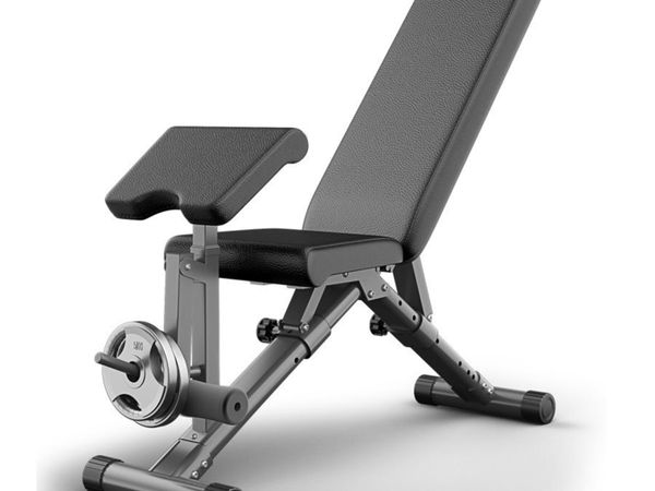 Adjustable Bench With Preacher Curl and Leg Extension