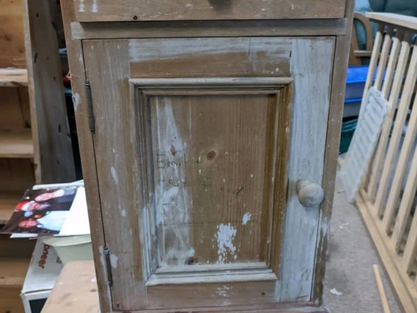 Antique wooden side cupboard