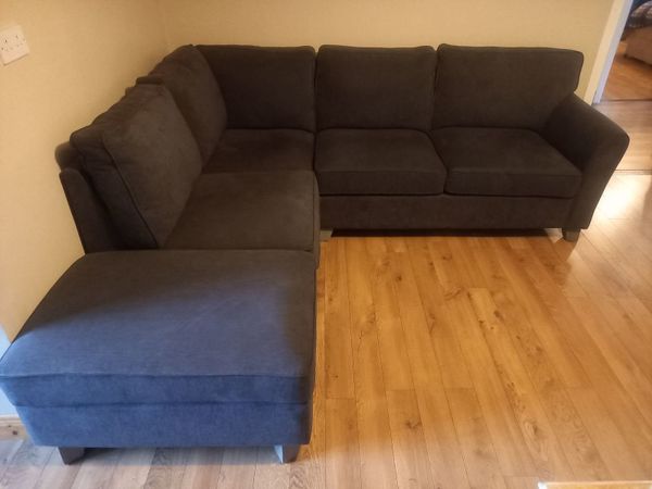 L Shape Corner Sofa with Footrest