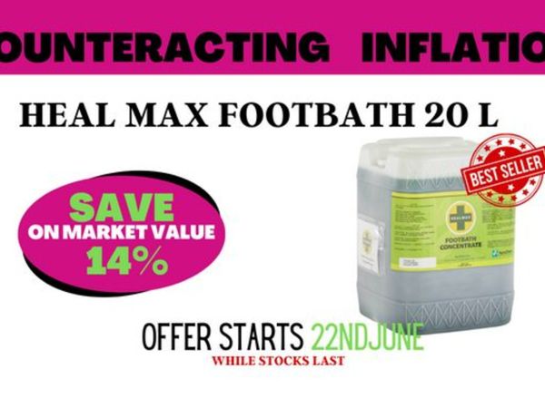 Heal MAX 20L ON OFFER save 14%