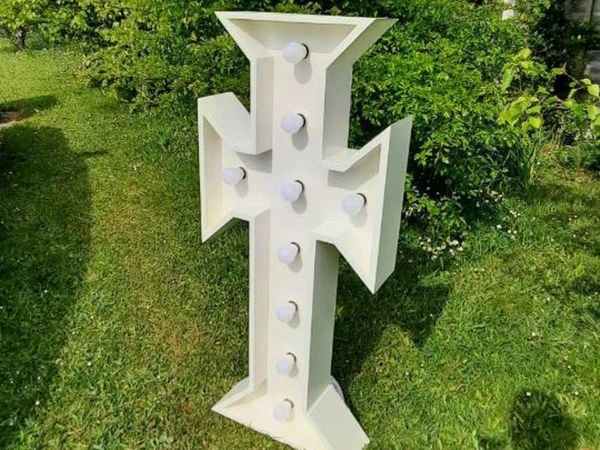 3.5 ft cross made to order.