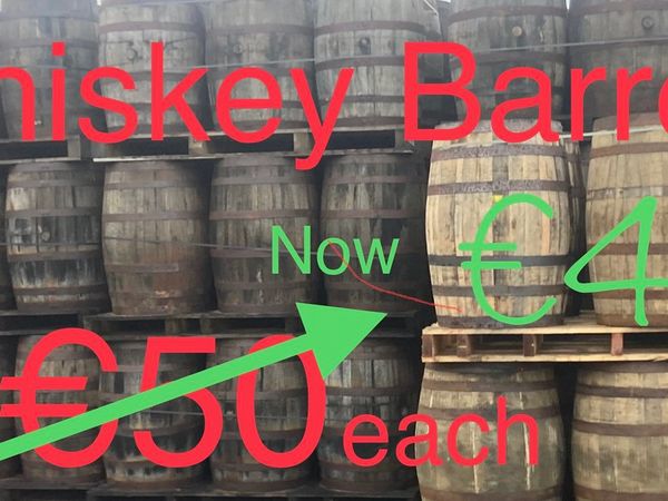 Oak Whiskey barrels