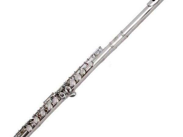 Flute 16 Hole Closed Nickel Plated Beginner Intermediate C Key Woodwind