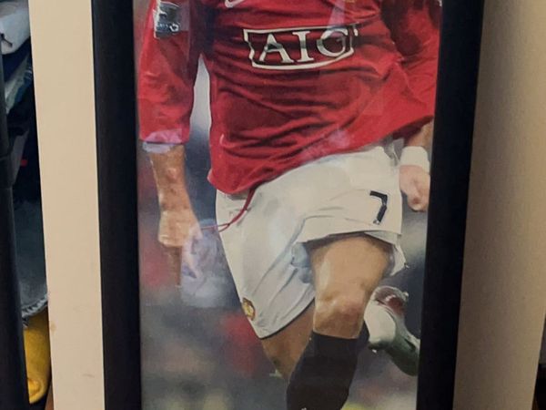 Ronaldo picture in frame