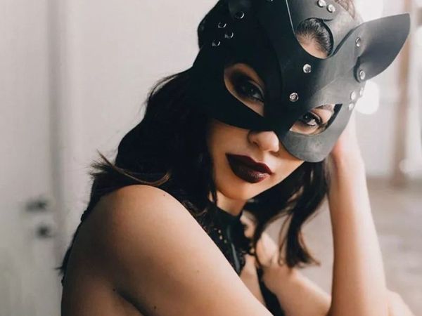 Women Leather Mask