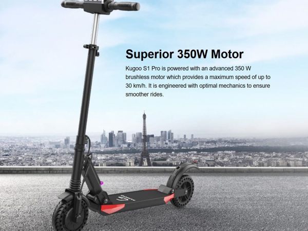 Brand new KUGOO S1 PRO folding electric scooters with warranty & CE