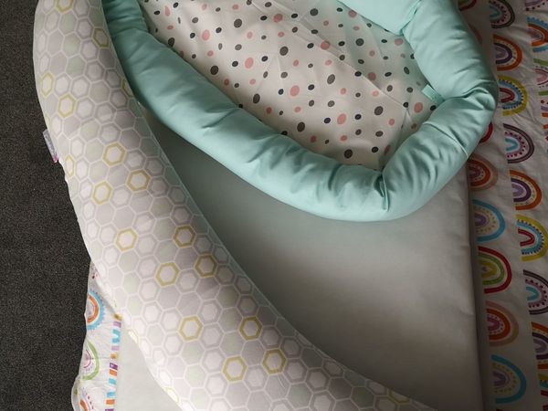 Bundle - 120x60cm mattress / Maternity pillow / Baby sleeping nest
