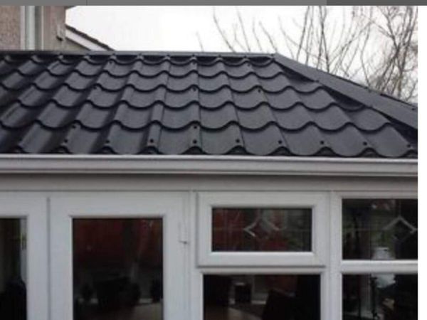 Tile effect roofing