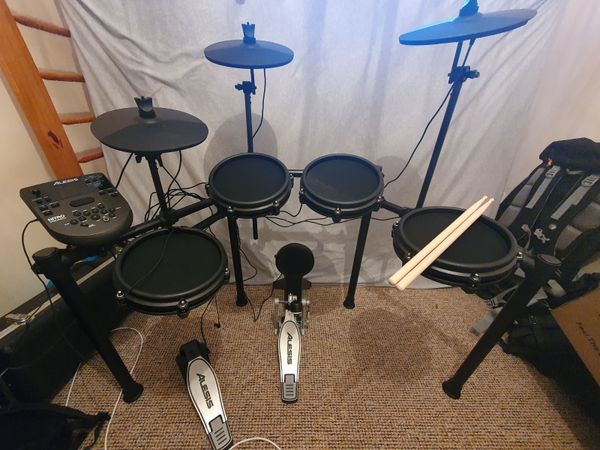 Alesis Nitro Mesh Electronic Drum Kit w/ Kick Pedal, Drumsticks etc