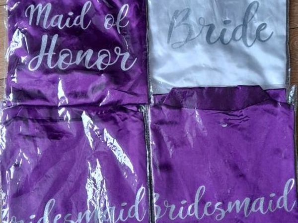 4 bridal robes
