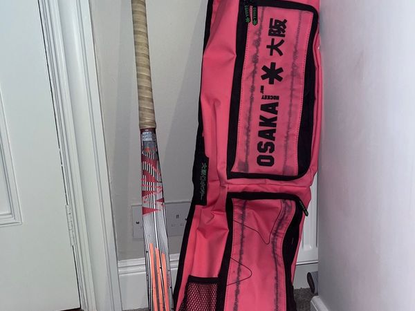 Hockey stick and bag
