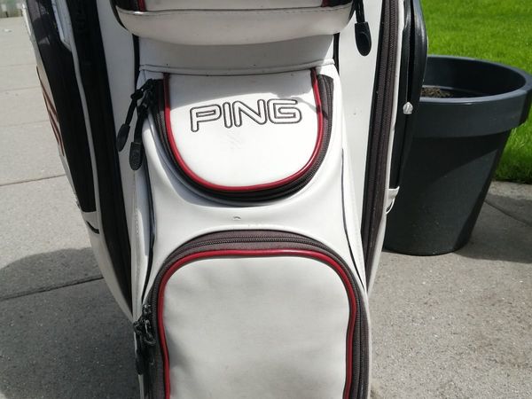 Golf bag+foldup trolley