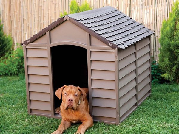 Large Heavy Duty Plastic Dog Kennel Pet Shelter