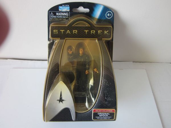 Star Trek 2009 Playmates Galaxy Collection Original Spock 3.75" Action Figure.