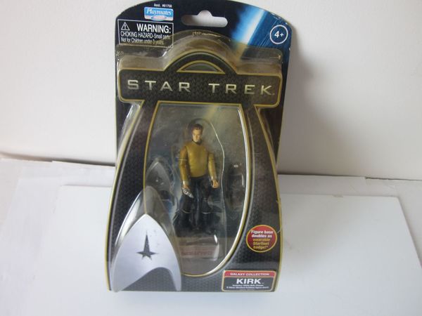 Star Trek 2009 Playmates Galaxy Collection Captain Kirk 3.75" Action Figure.