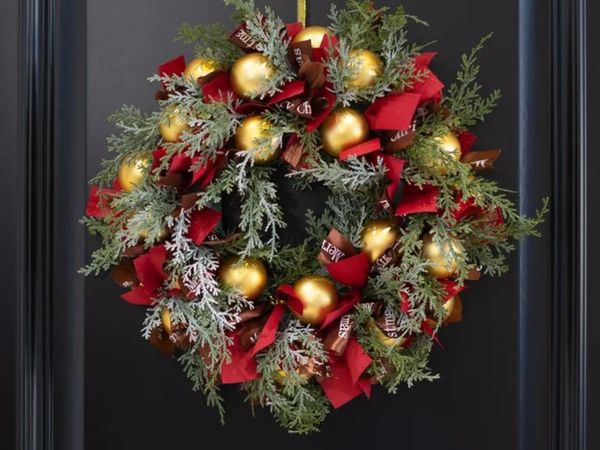 Sale ‼️ New Pelle and Sol Christmas 48cm Artificial Wreath RRP € 22.00 with Great Discount now only ✂️ € 11.00