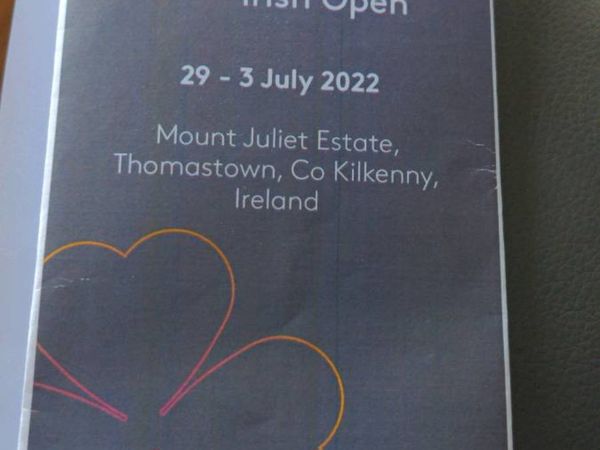 2 Tickets for the Irish Open
