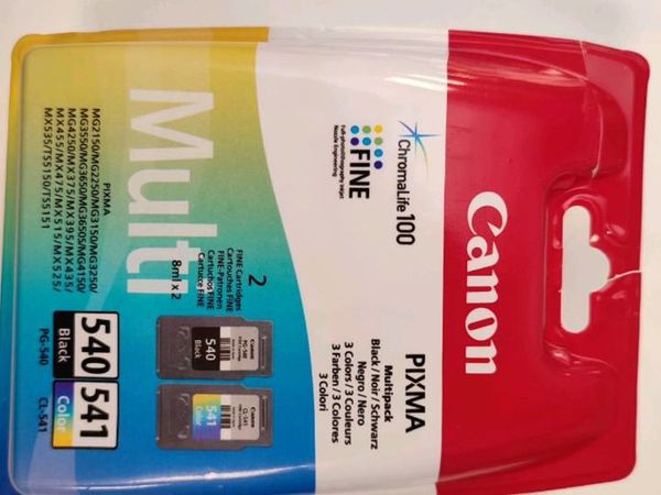 Canon PIXMA PG540 CL541 twin pack