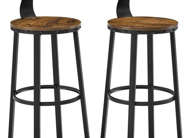 Set of 2 bar stools - Free Delivery Nationwide