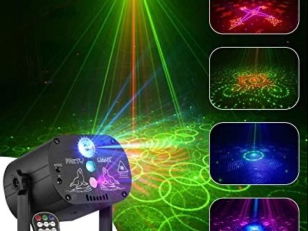 New RGB LED Disco Party Laser Projector Light