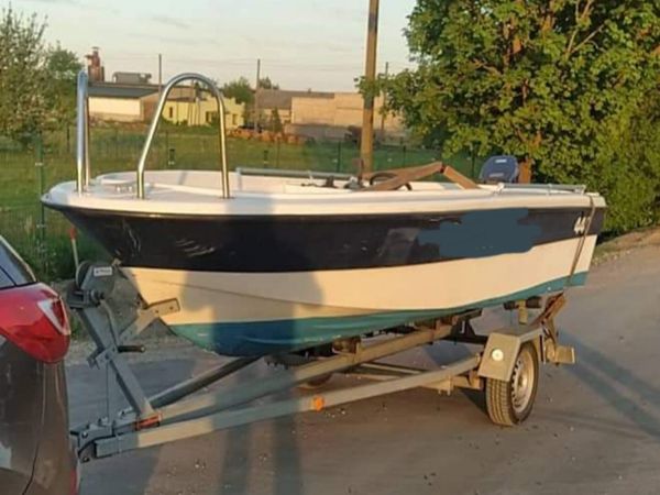 15ft boat,  engine and trailer
